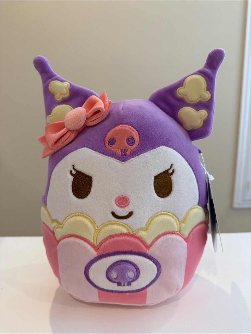 NWT 8” Sanrio Popcorn Kuromi Squishmallow